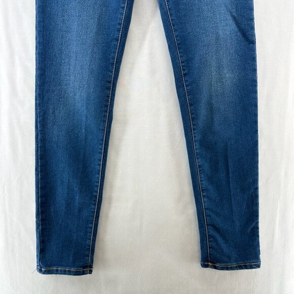 Levis Jeans Youth Girls Sz 14 Pull On Jegging Mid-rise Stretch Medium Wash Blue - Picture 3 of 11
